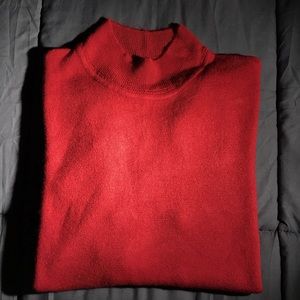 Red Turtle Neck Sweater